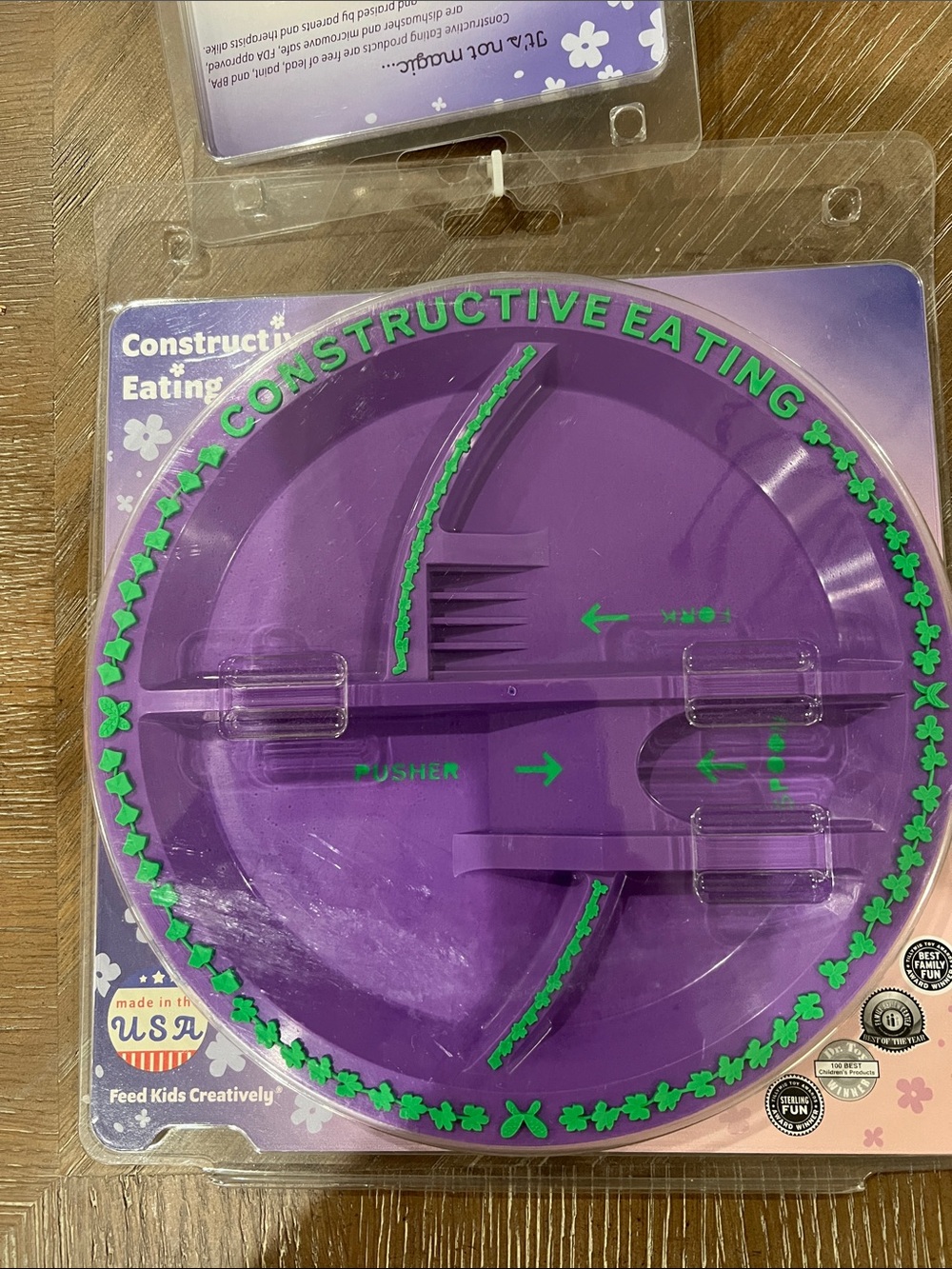 Kids Plate - Purple